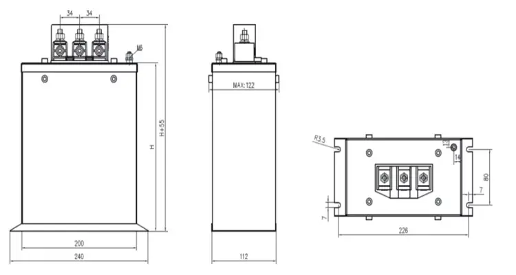 low voltage shunt capacitor-square low voltage shunt capacitor-square