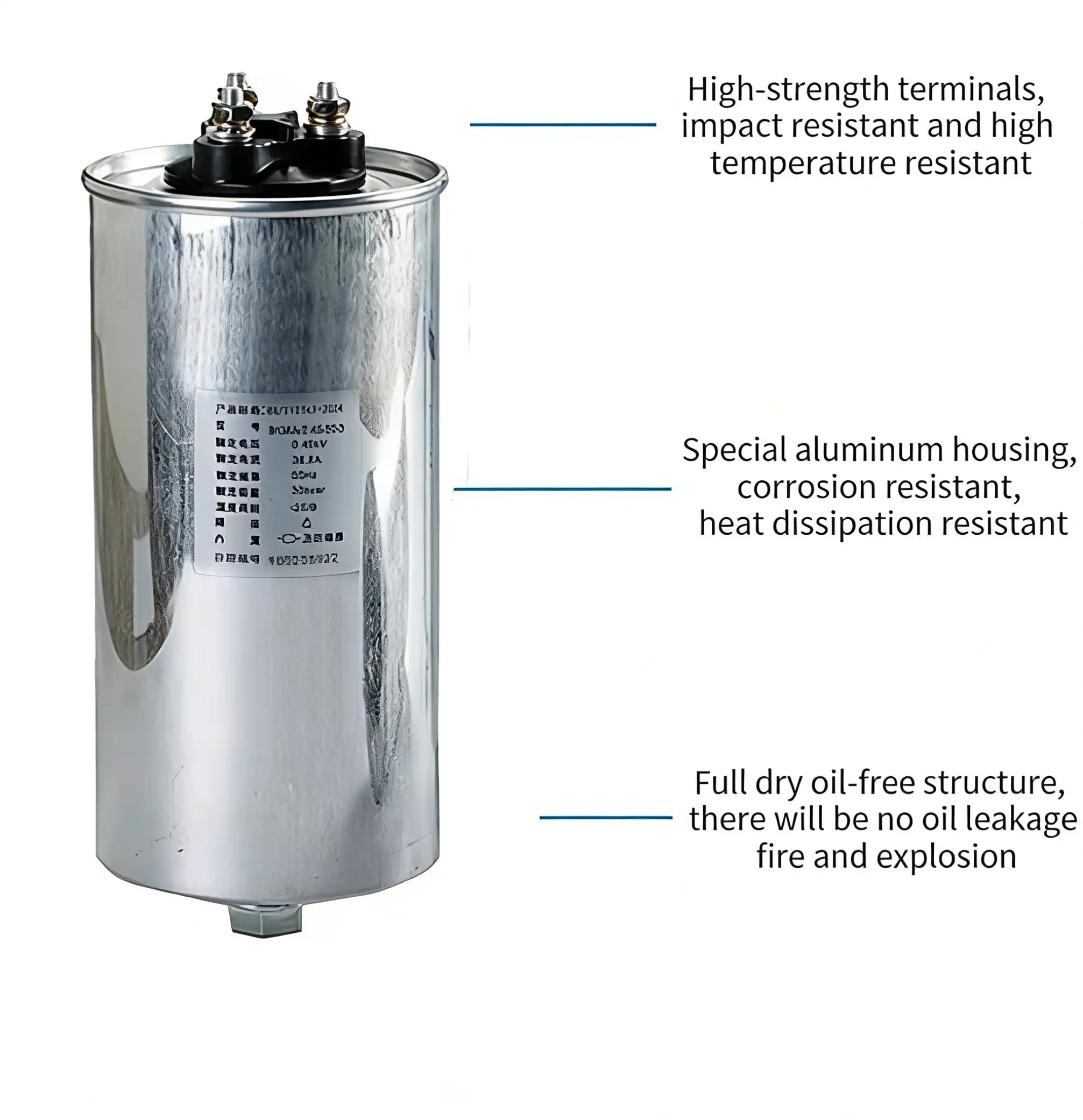 self-healing capacitor-cylindrical