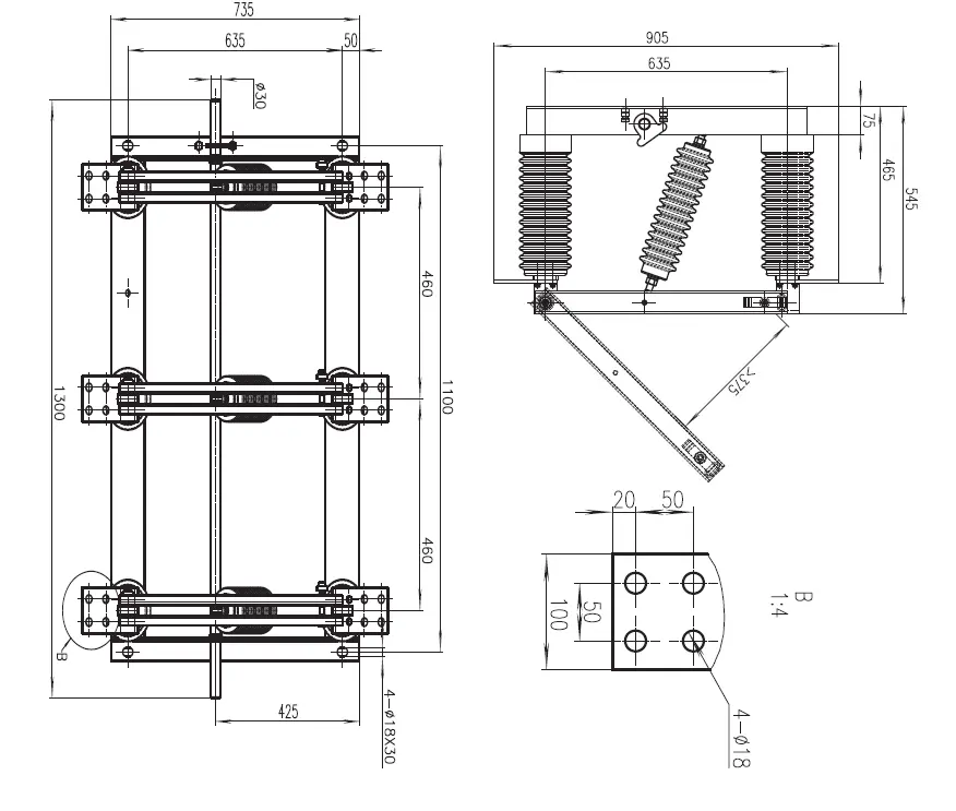 high voltage disconnect switch