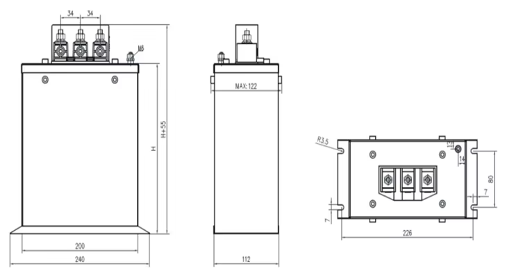 Dry-Type Filter Capacitor